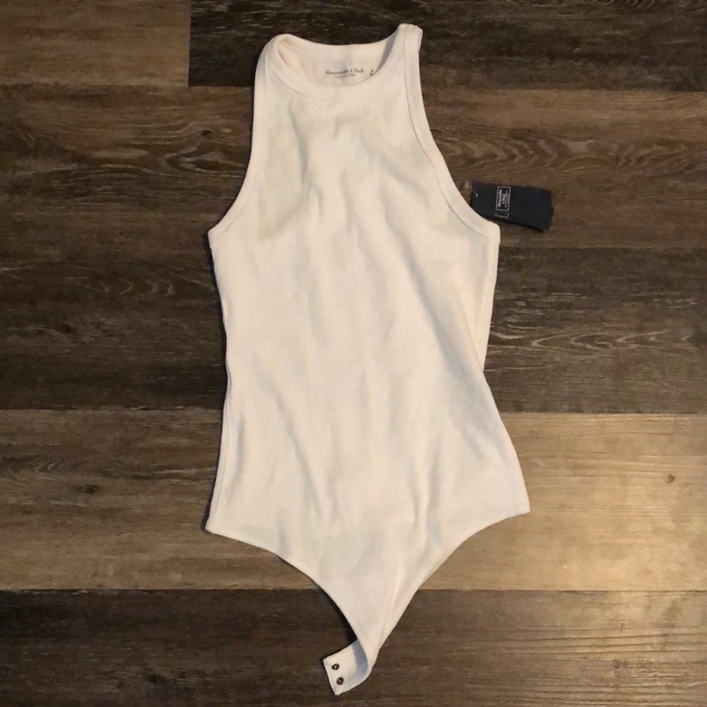 NWT  Soft Abercrombie & Fitch Ribbed Bodysuit.